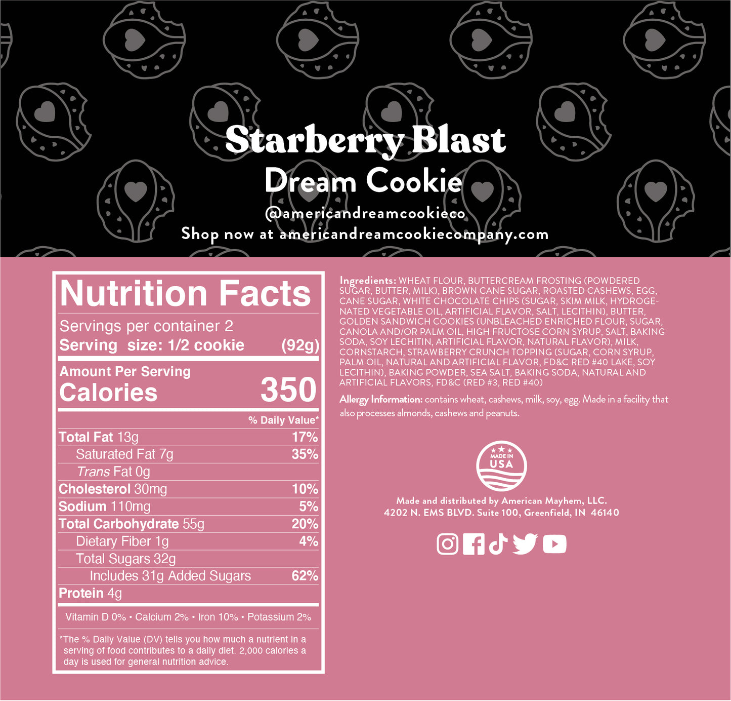 Starberry Blast Cookie